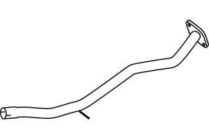 Intermediate pipe in the group  at  Professional Parts Sweden AB (P66013)