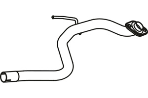 Intermediate pipe in the group  at  Professional Parts Sweden AB (P66039)