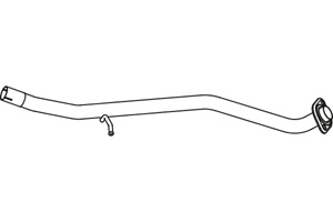 Intermediate pipe in the group  at  Professional Parts Sweden AB (P66040)