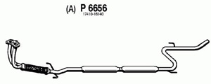 Front muffler in the group  at  Professional Parts Sweden AB (P6656)