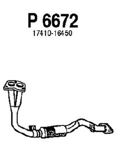 Front pipe in the group  at  Professional Parts Sweden AB (P6672)