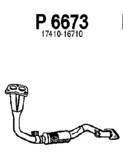 Front pipe in the group  at  Professional Parts Sweden AB (P6673)