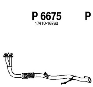 Front pipe in the group  at  Professional Parts Sweden AB (P6675)