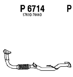 Rear muffler in the group  at  Professional Parts Sweden AB (P6714)