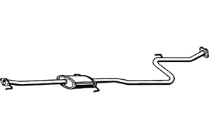 Intermediate muffler in the group  at  Professional Parts Sweden AB (P6721)