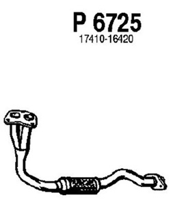 Front pipe in the group  at  Professional Parts Sweden AB (P6725)