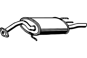 Rear muffler in the group  at  Professional Parts Sweden AB (P6728)