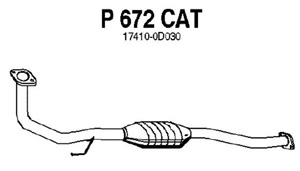 Catalytic converter in the group  at  Professional Parts Sweden AB (P672CAT)