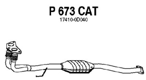 Catalytic converter in the group  at  Professional Parts Sweden AB (P673CAT)