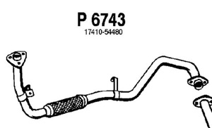 Front pipe in the group  at  Professional Parts Sweden AB (P6743)