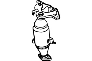 Catalytic converter i gruppen Tillflligt dolda artiklar hos  Professional Parts Sweden AB (P674CAT)