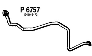 Front pipe in the group  at  Professional Parts Sweden AB (P6757)