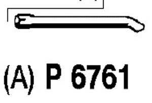Rear pipe in the group  at  Professional Parts Sweden AB (P6761)
