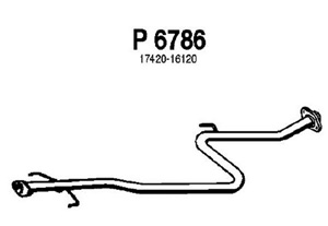 Intermediate pipe i gruppen Tillflligt dolda artiklar hos  Professional Parts Sweden AB (P6786)