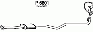 Intermediate muffler in the group Exhaust parts / Exhaust muffler & kits at  Professional Parts Sweden AB (P6801)