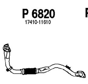Front pipe in the group  at  Professional Parts Sweden AB (P6820)