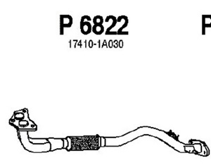 Front pipe in the group  at  Professional Parts Sweden AB (P6822)