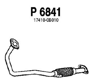 Front pipe in the group  at  Professional Parts Sweden AB (P6841)