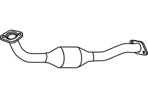 Catalytic converter i gruppen Tillflligt dolda artiklar hos  Professional Parts Sweden AB (P684DCAT)