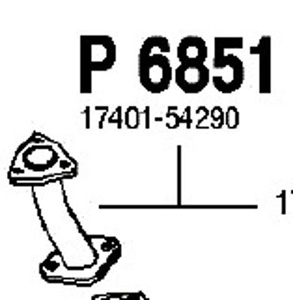 Front pipe i gruppen Tillflligt dolda artiklar hos  Professional Parts Sweden AB (P6851)