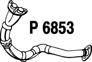 Front pipe in the group  at  Professional Parts Sweden AB (P6853)
