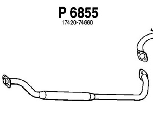 Intermediate muffler in the group  at  Professional Parts Sweden AB (P6855)