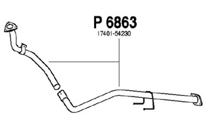 Front pipe i gruppen Tillflligt dolda artiklar hos  Professional Parts Sweden AB (P6863)