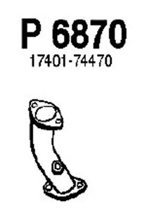 Front pipe i gruppen Tillflligt dolda artiklar hos  Professional Parts Sweden AB (P6870)