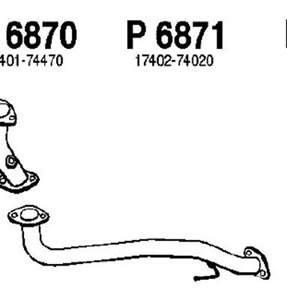 Front pipe in the group  at  Professional Parts Sweden AB (P6871)