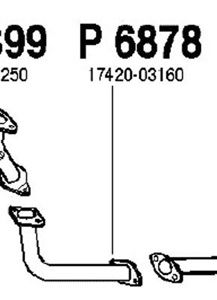 Front pipe in the group  at  Professional Parts Sweden AB (P6878)