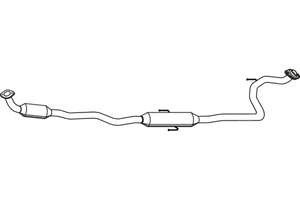 Catalytic converter in the group  at  Professional Parts Sweden AB (P687CAT)