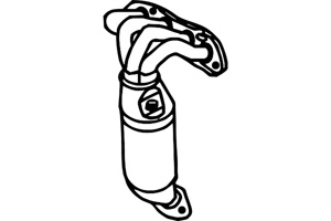 Catalytic converter in the group  at  Professional Parts Sweden AB (P688CAT)
