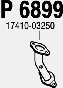 Front pipe i gruppen Tillflligt dolda artiklar hos  Professional Parts Sweden AB (P6899)