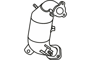 Catalytic converter in the group  at  Professional Parts Sweden AB (P689DCAT)