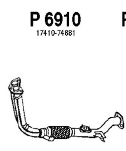 Front pipe in the group  at  Professional Parts Sweden AB (P6910)