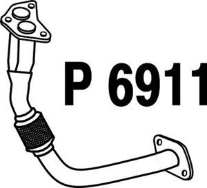 Front pipe in the group  at  Professional Parts Sweden AB (P6911)