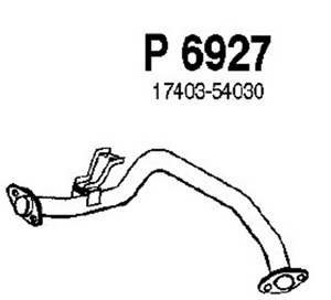 Intermediate pipe i gruppen Tillflligt dolda artiklar hos  Professional Parts Sweden AB (P6927)