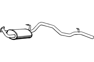 Rear muffler in the group  at  Professional Parts Sweden AB (P6928)