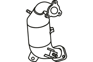 Catalytic converter in the group  at  Professional Parts Sweden AB (P692DCAT)