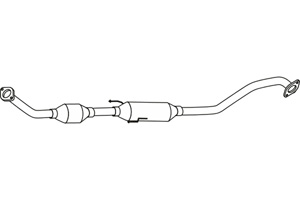 Catalytic converter i gruppen Tillflligt dolda artiklar hos  Professional Parts Sweden AB (P693DCAT)