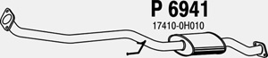 Front muffler in the group  at  Professional Parts Sweden AB (P6941)
