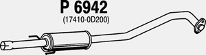 Intermediate muffler in the group  at  Professional Parts Sweden AB (P6942)