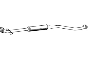 Intermediate muffler in the group  at  Professional Parts Sweden AB (P6950)