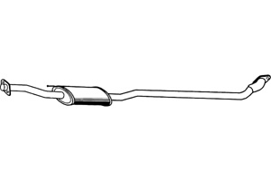 Intermediate muffler in the group  at  Professional Parts Sweden AB (P6954)