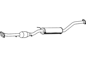 Catalytic converter i gruppen Tillflligt dolda artiklar hos  Professional Parts Sweden AB (P696CAT)