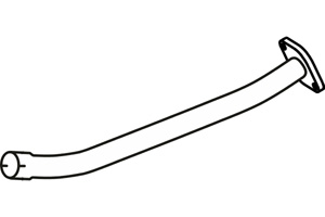 Intermediate pipe in the group  at  Professional Parts Sweden AB (P6982)