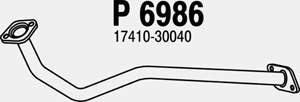 Front pipe in the group  at  Professional Parts Sweden AB (P6986)