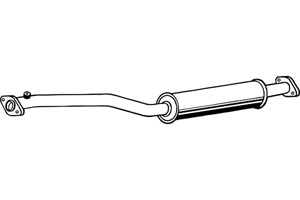 Intermediate muffler in the group Exhaust parts / Exhaust muffler & kits at  Professional Parts Sweden AB (P7000)