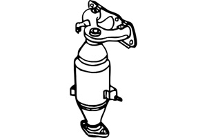 Catalytic converter i gruppen Tillflligt dolda artiklar hos  Professional Parts Sweden AB (P702CAT)