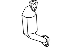 Catalytic converter i gruppen Tillflligt dolda artiklar hos  Professional Parts Sweden AB (P706DCAT)